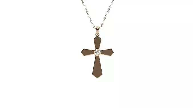 Jesus Holy Cross Pendant 3dm stl renders details 3D print model