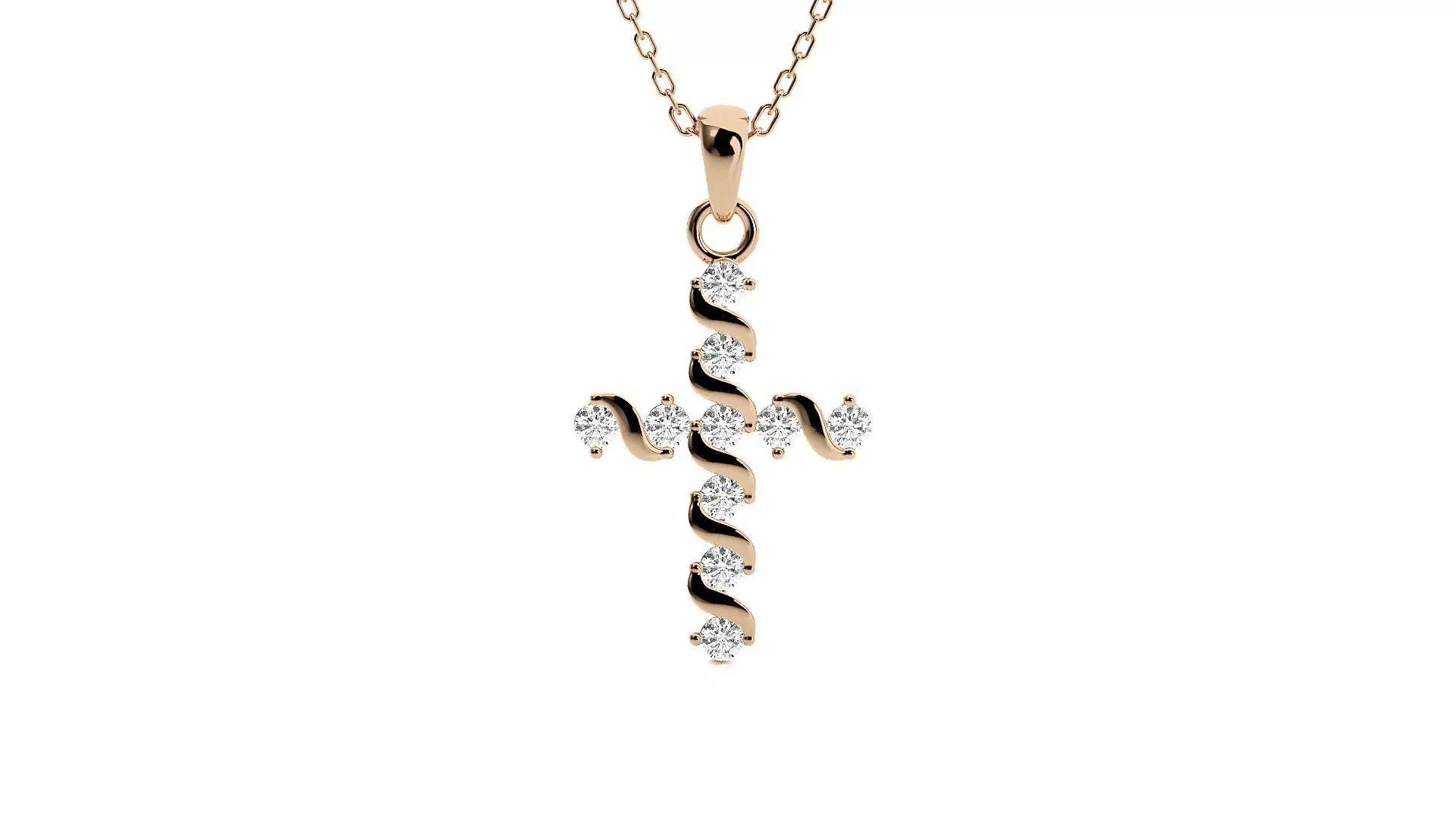 Jesus Holy Cross Pendant 3dm stl renders details 3D print model