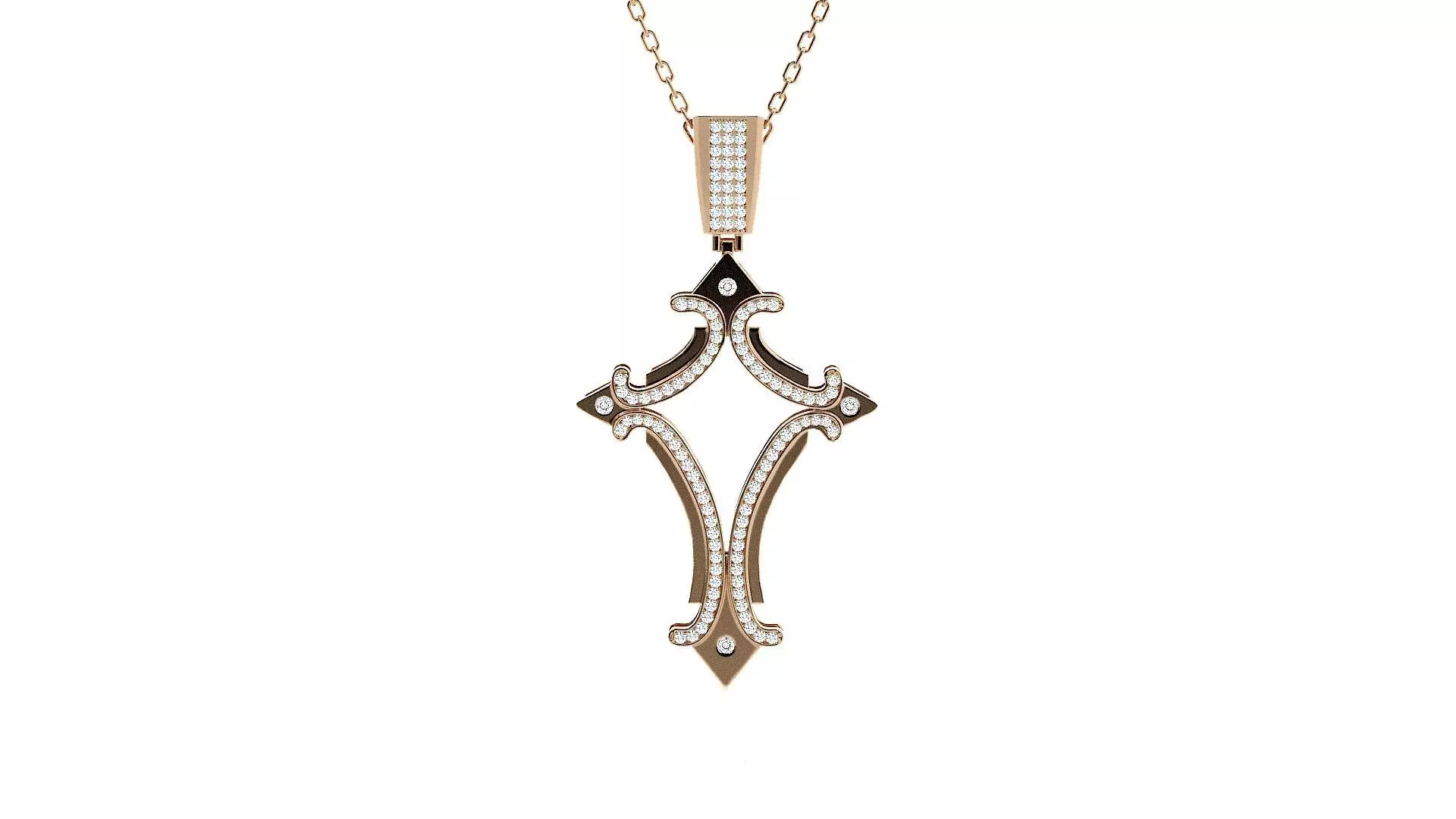 Jesus Holy Cross Pendant 3dm stl renders details 3D print model