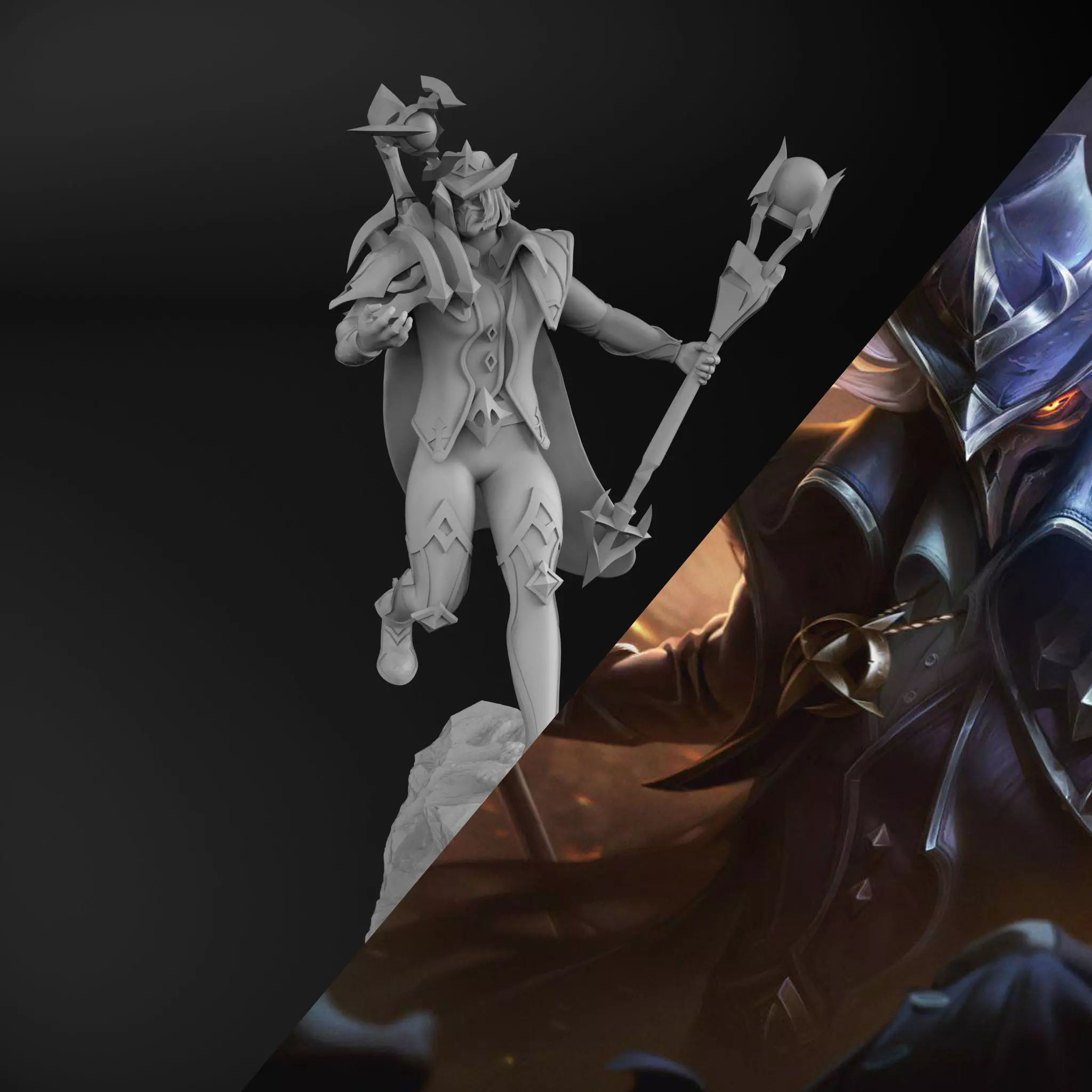Viktor High noon  League of legends  3D print model_0
