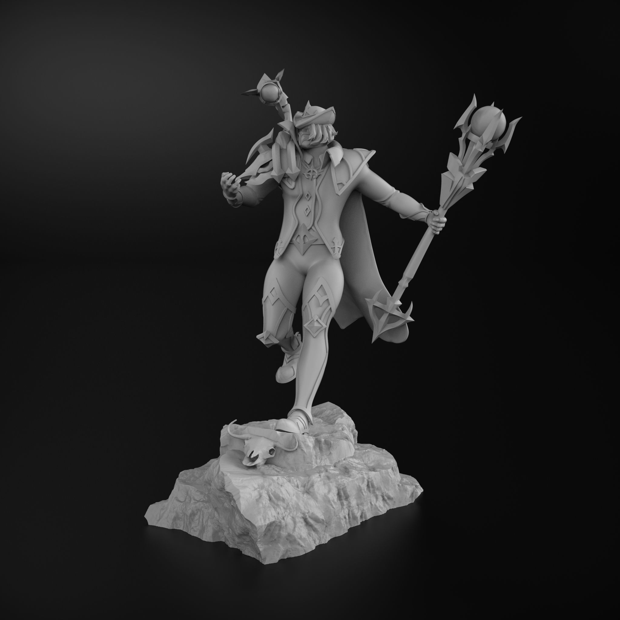 Viktor High noon  League of legends  3D print model_9