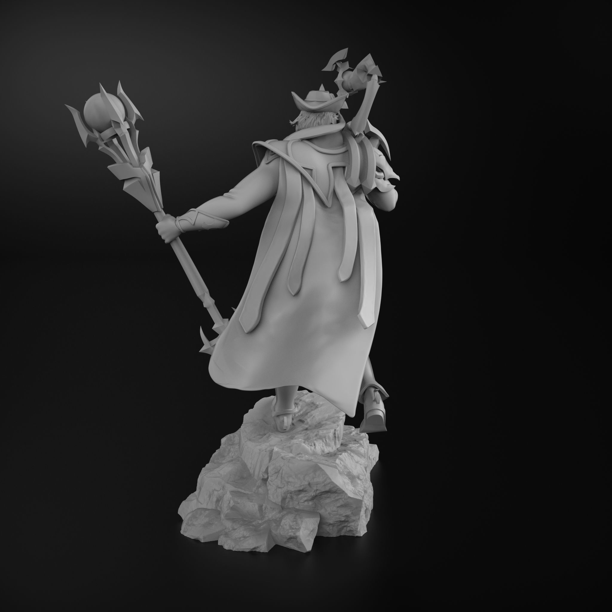 Viktor High noon  League of legends  3D print model_6