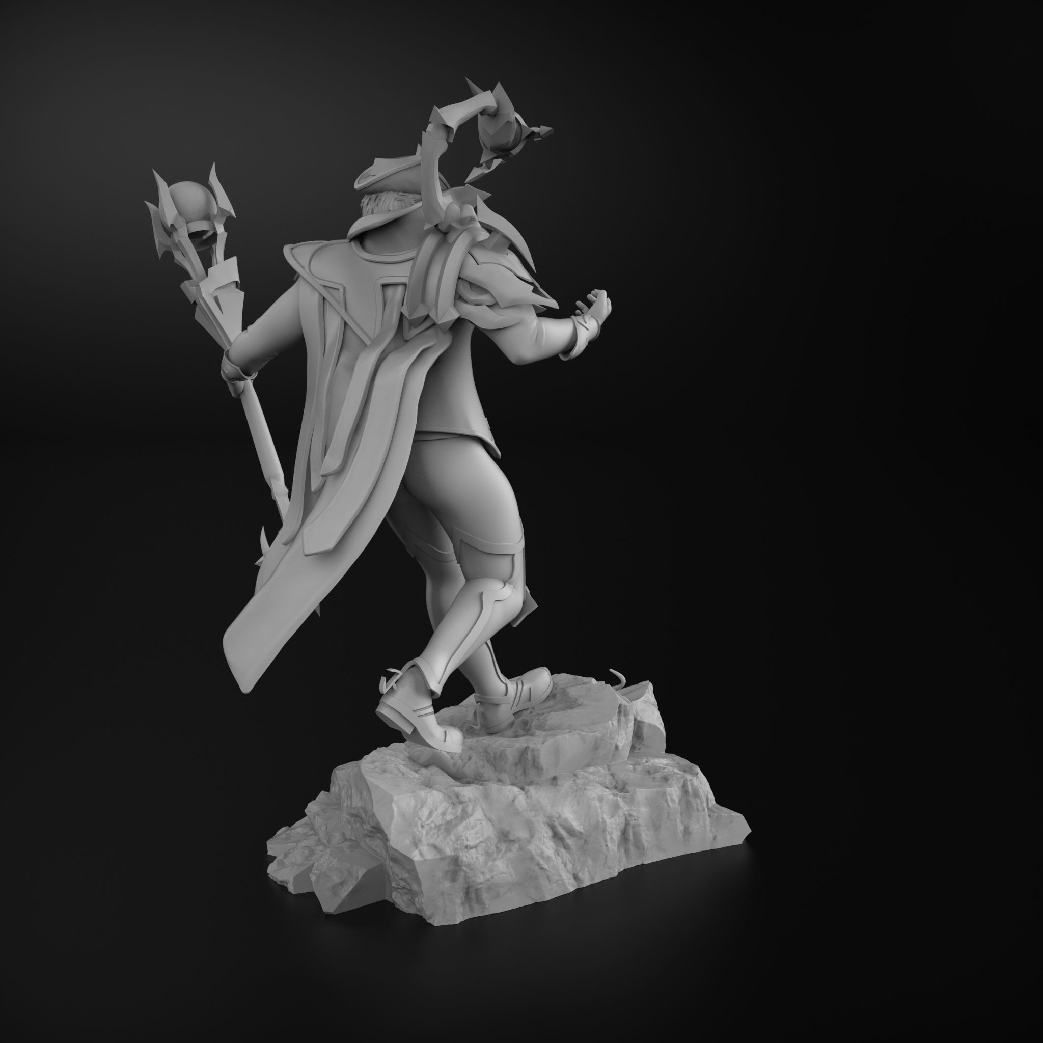 Viktor High noon  League of legends  3D print model_5