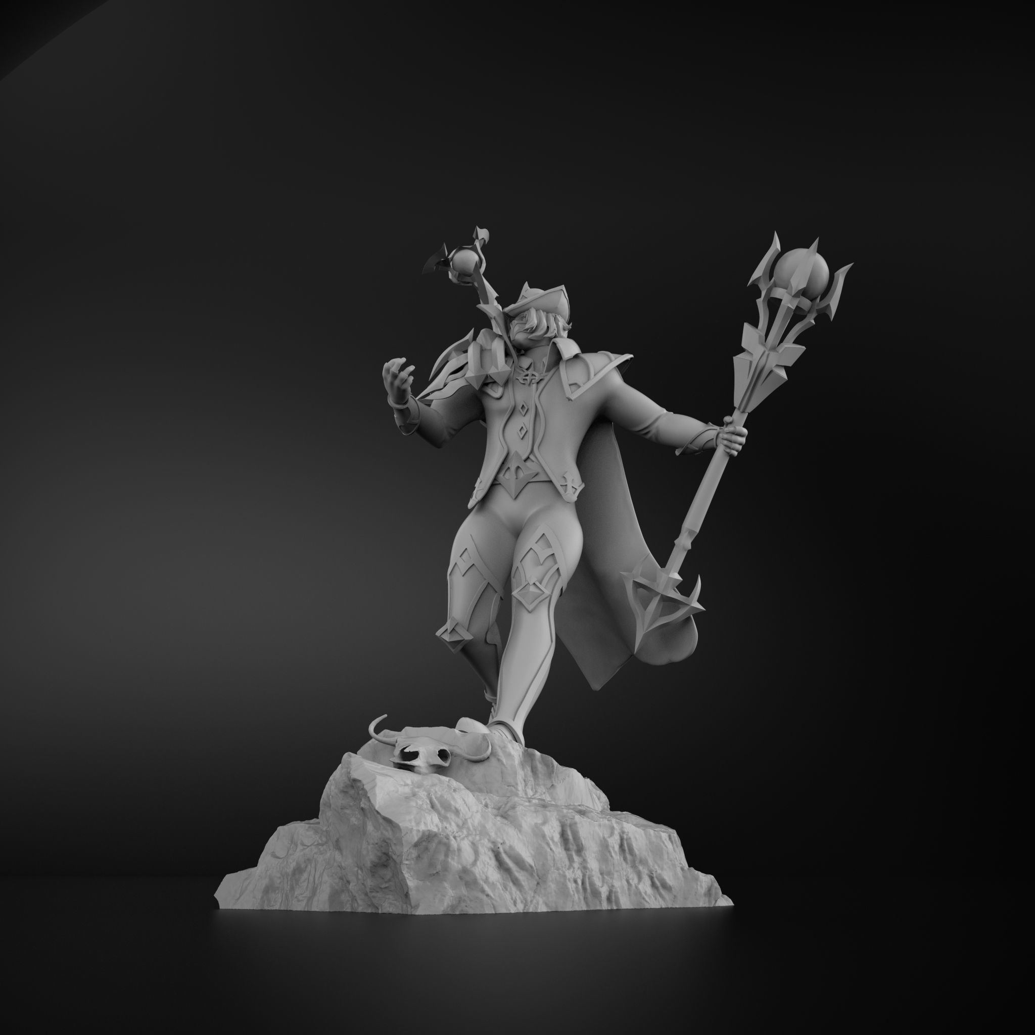 Viktor High noon  League of legends  3D print model_10
