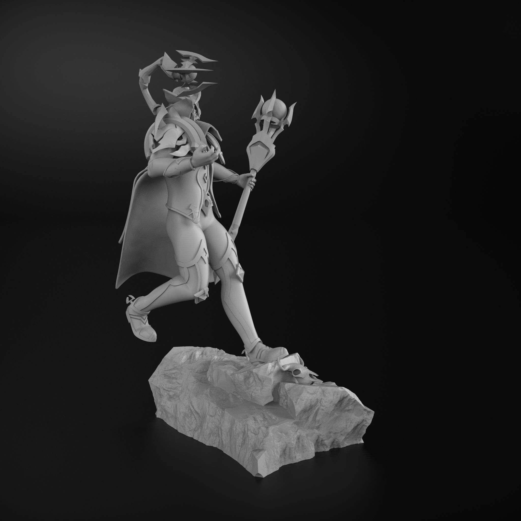 Viktor High noon  League of legends  3D print model_4