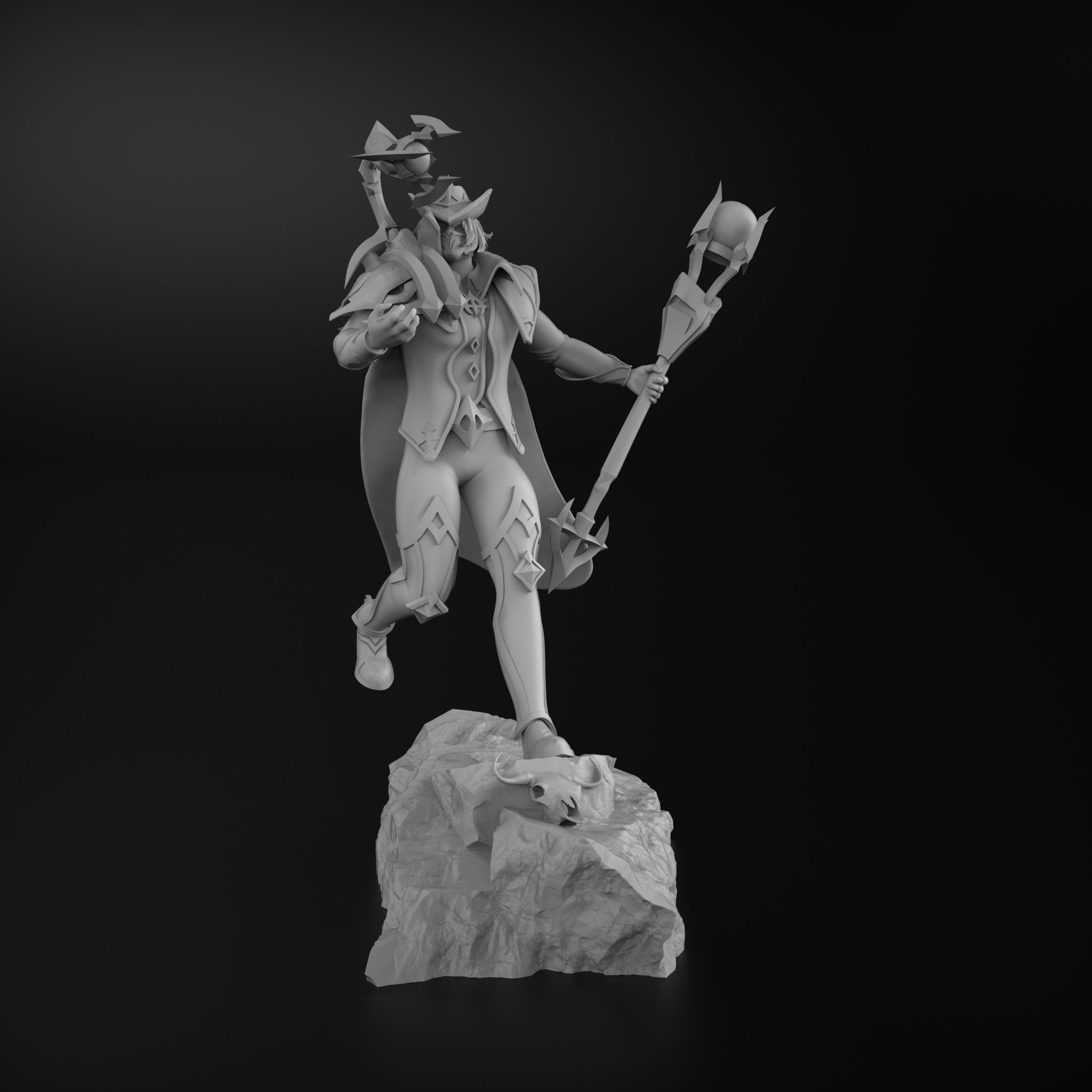 Viktor High noon  League of legends  3D print model_3
