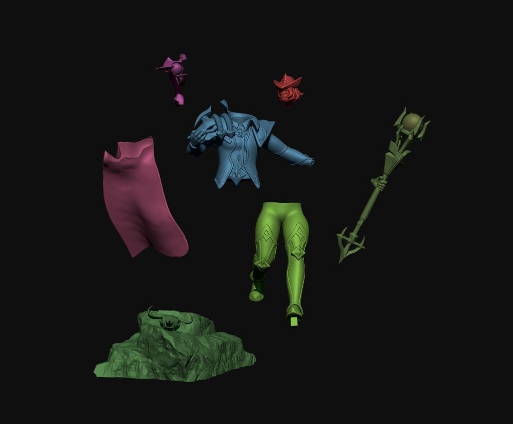 Viktor High noon  League of legends  3D print model_1