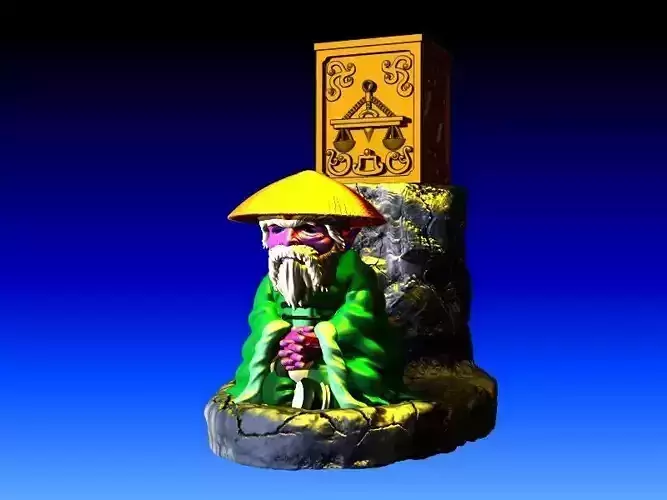 DOHKO LIBRA SAINT SEIYA GOLD CABALLEROS DEL ZODIACO 3D print model