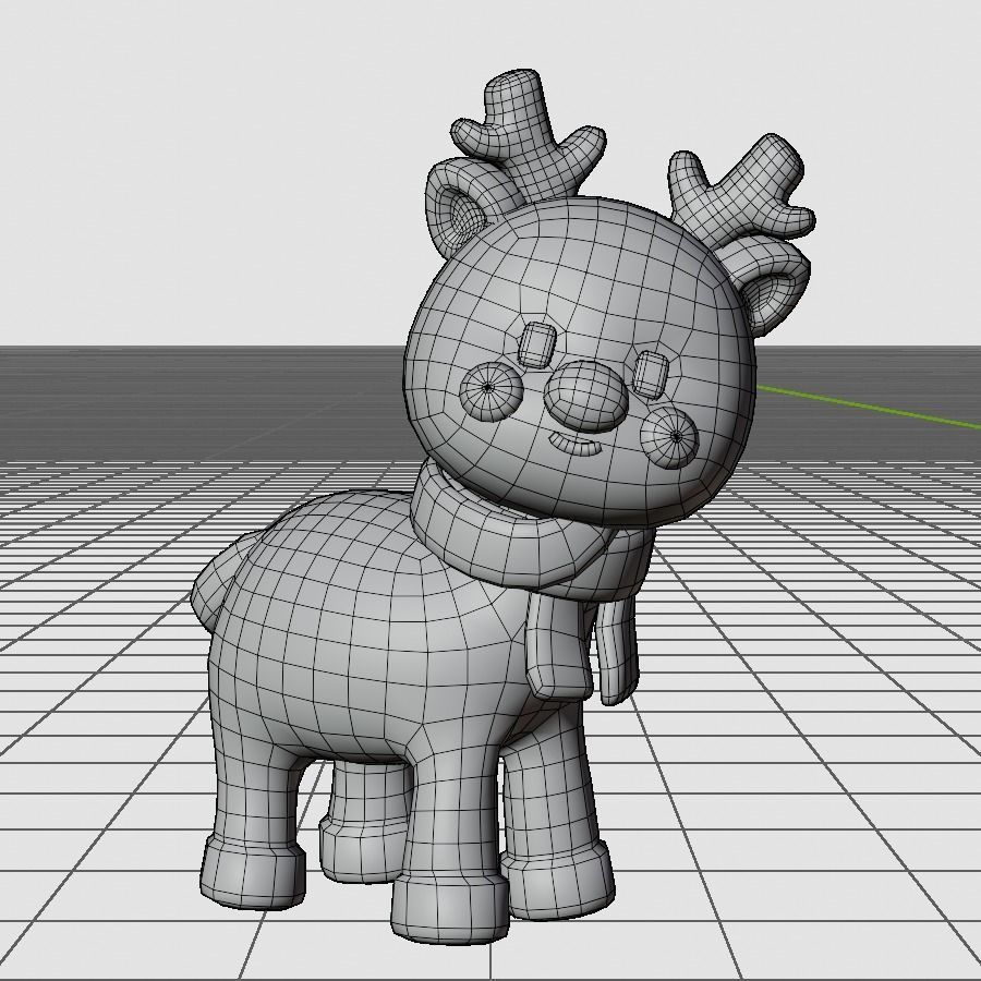 10 Characters Christmas and New Year Theme 3D Model Collection_13