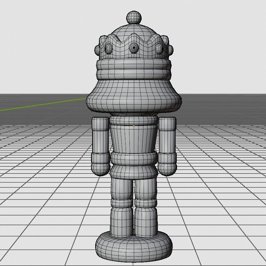 10 Characters Christmas and New Year Theme 3D Model Collection_28