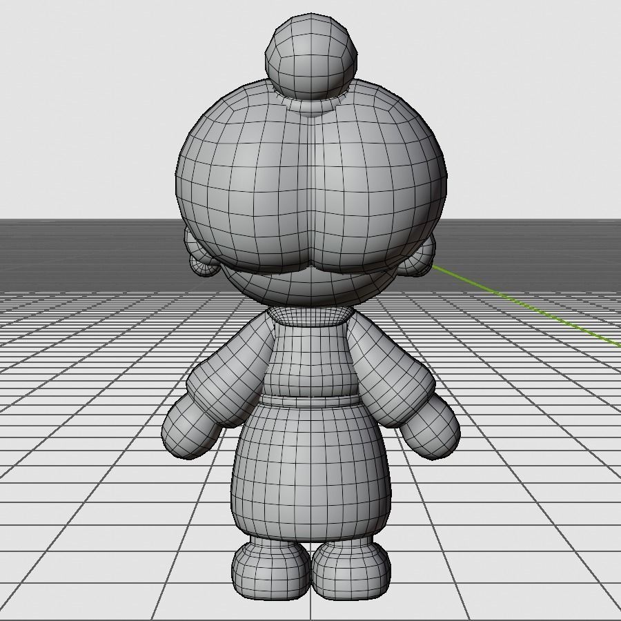 10 Characters Christmas and New Year Theme 3D Model Collection_22