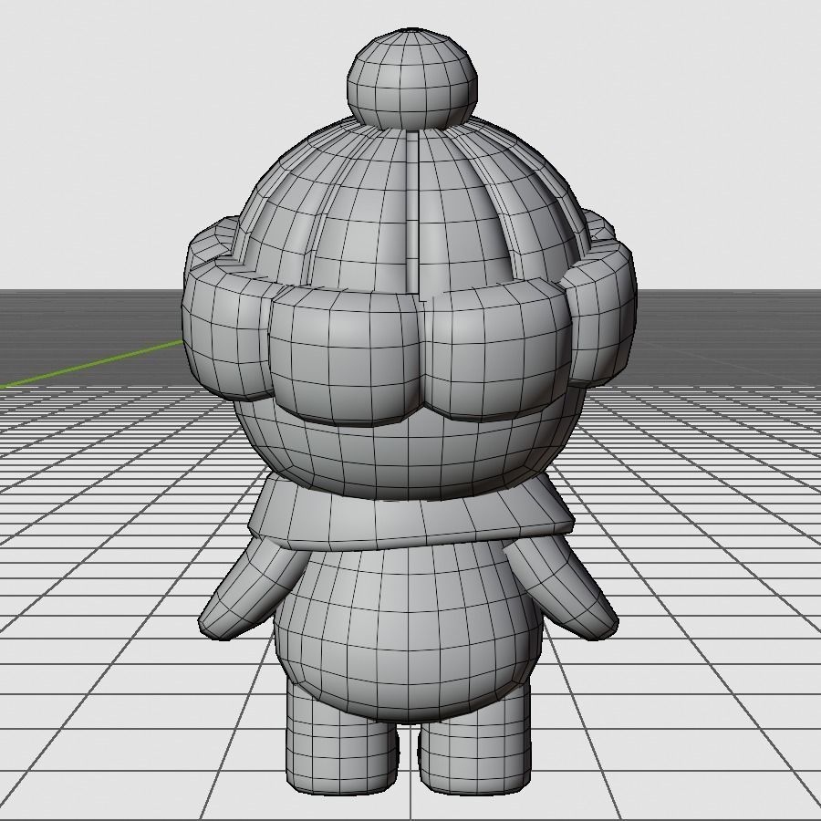 10 Characters Christmas and New Year Theme 3D Model Collection_26