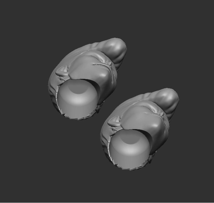 Kuwabara with Spirit Sword - Headsculpt for Action Figures 3D print model_2