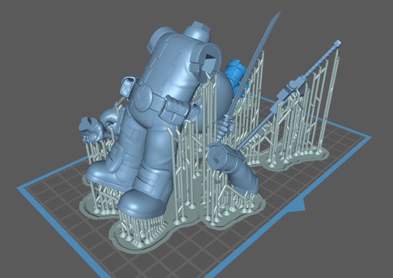 Deadpool Ryan Reynolds X-MEN 3D print model_22