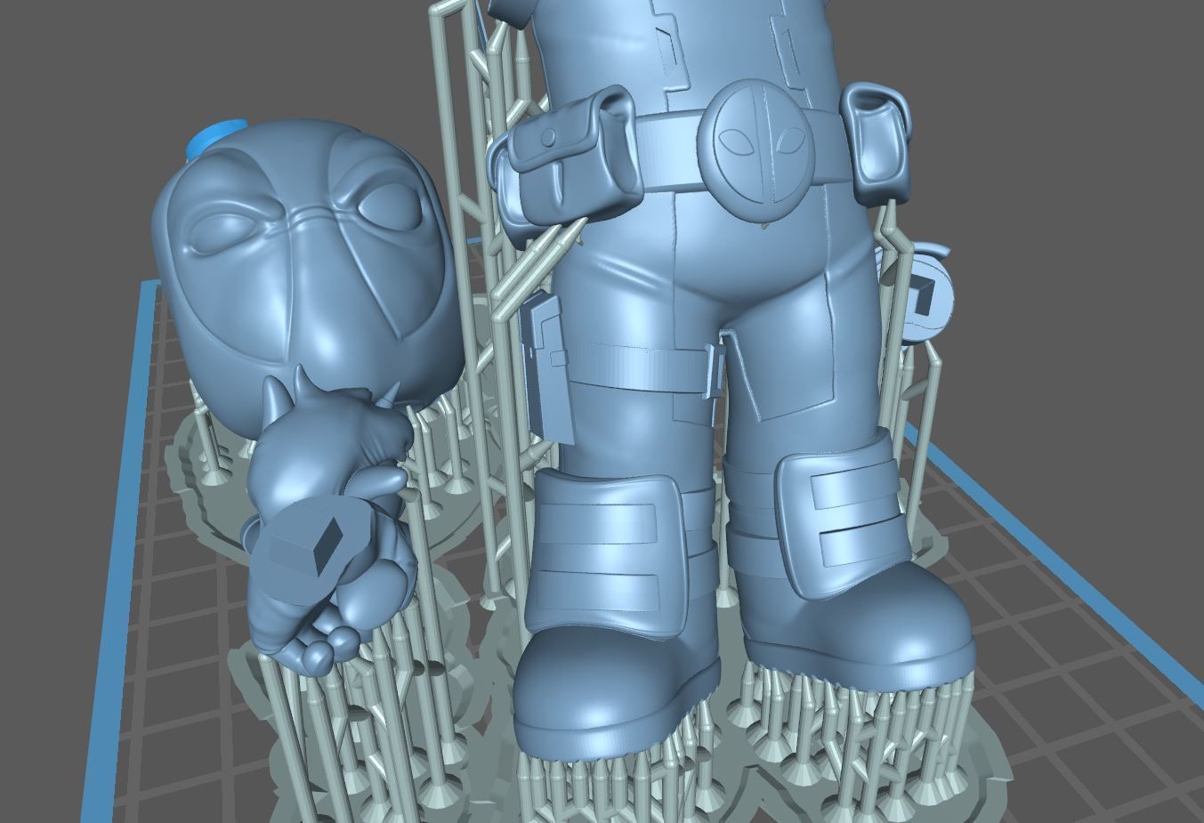 Deadpool Ryan Reynolds X-MEN 3D print model_23