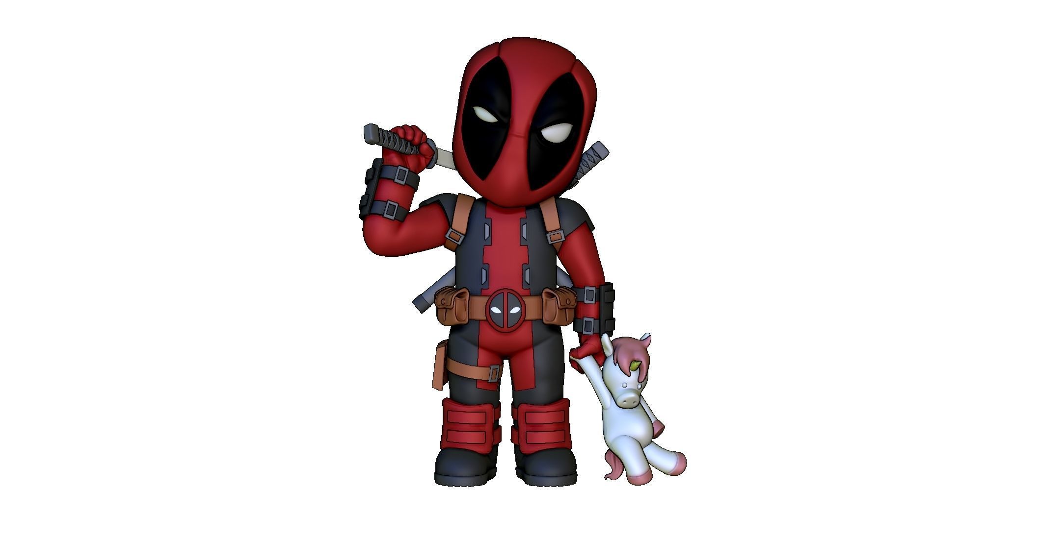Deadpool Ryan Reynolds X-MEN 3D print model_4