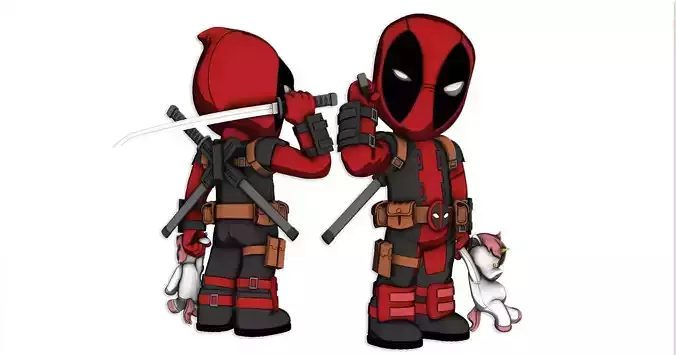 Deadpool  Ryan Reynolds X-MEN 3D print model