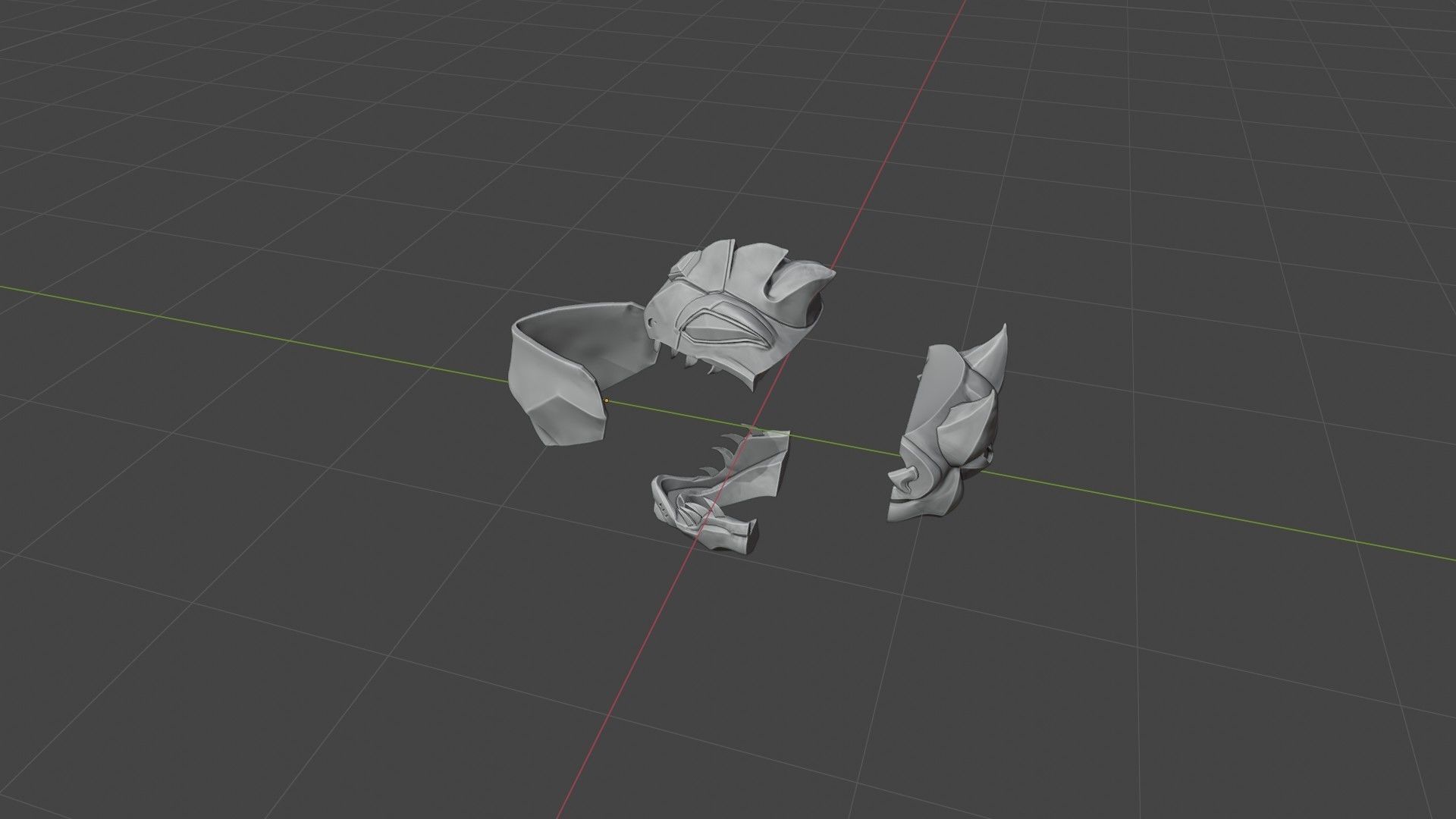 Legend of the White Dragon Power Ranger Helmet 3D print model_3