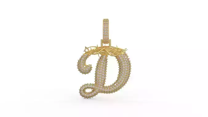 D pendant Crown of Thorns