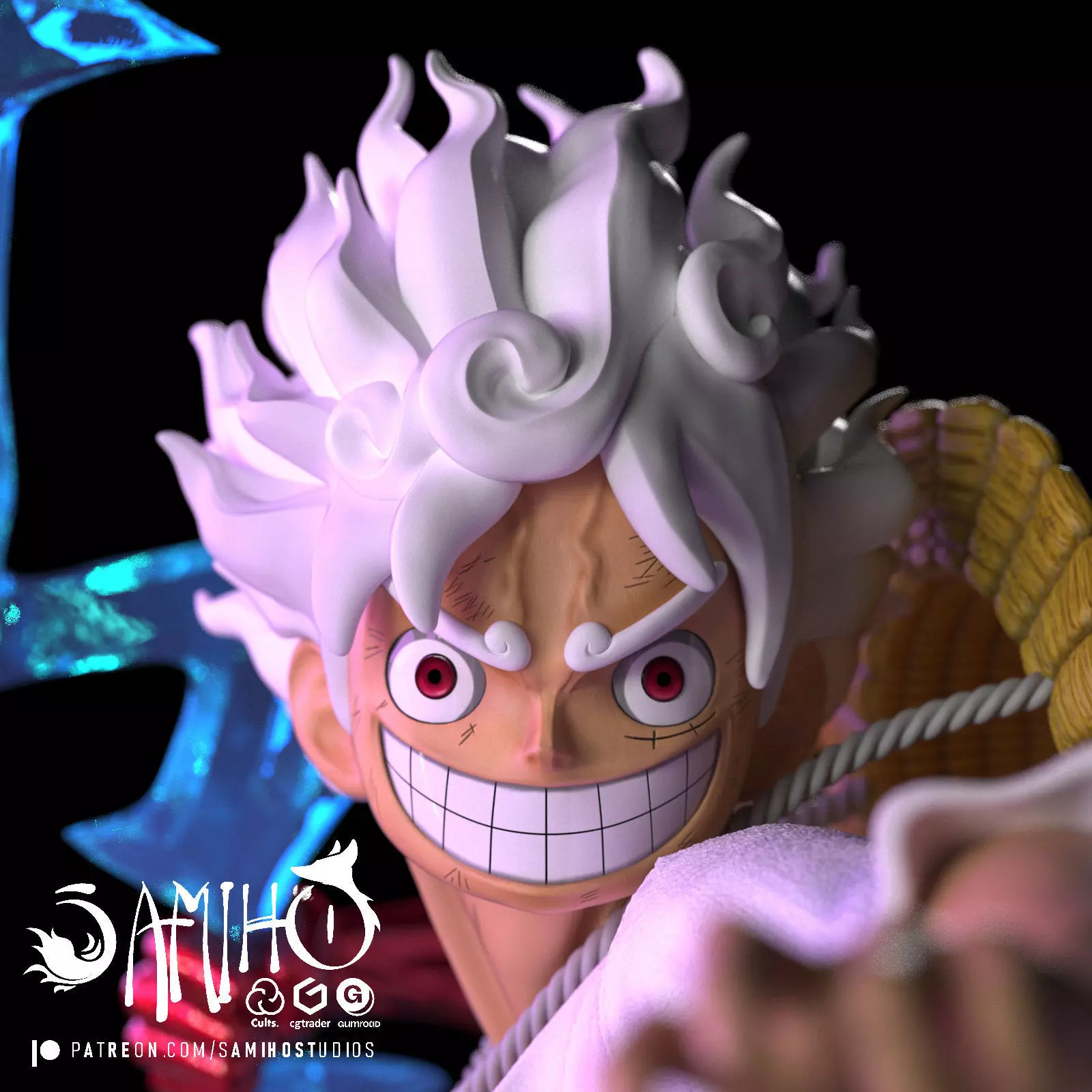 Samiho Studios - Nika Luffy - STLs ready for printing 3D print model_0