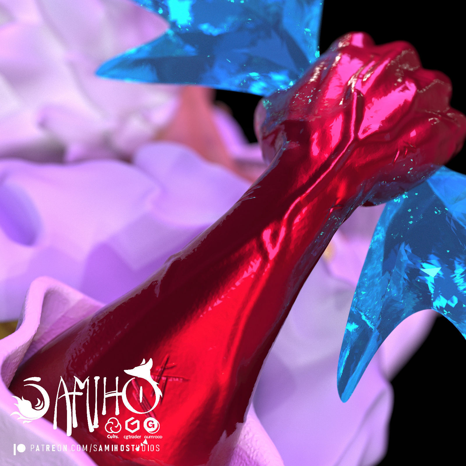 Samiho Studios - Nika Luffy - STLs ready for printing 3D print model_8