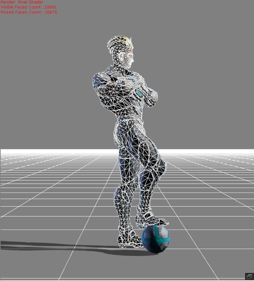 Bruno The Protector Low-poly 3D model_5