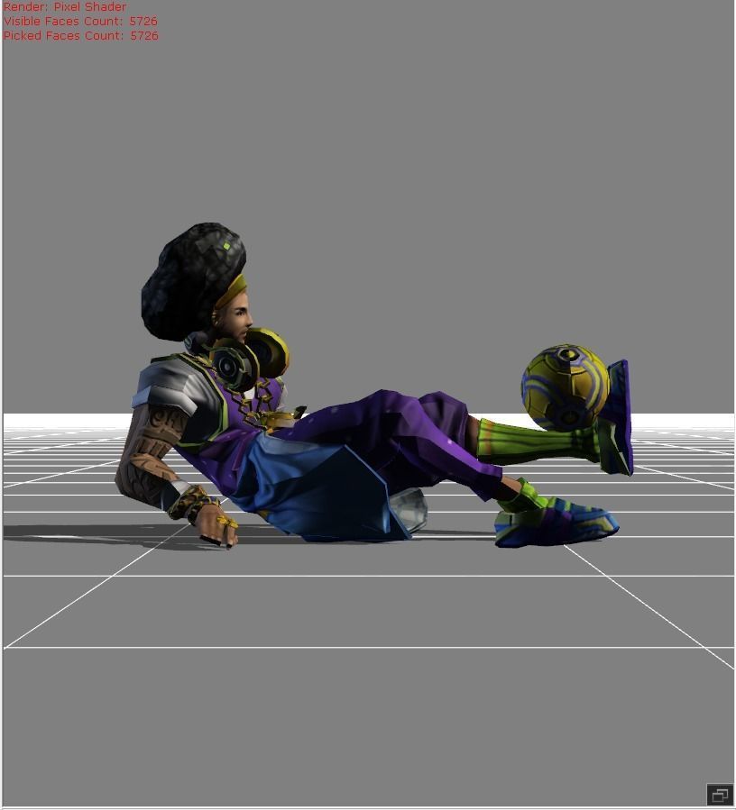 Bruno Best DJ Low-poly 3D model_1