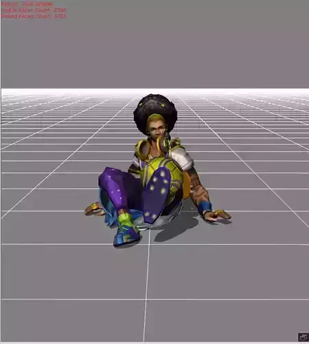 Bruno Best DJ Low-poly 3D model