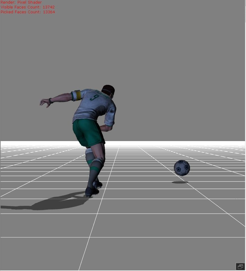 Bruno The Falcon Low-poly 3D model_5