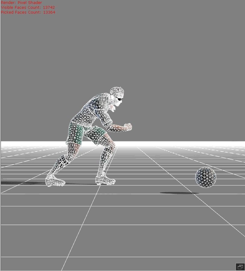 Bruno The Falcon Low-poly 3D model_8