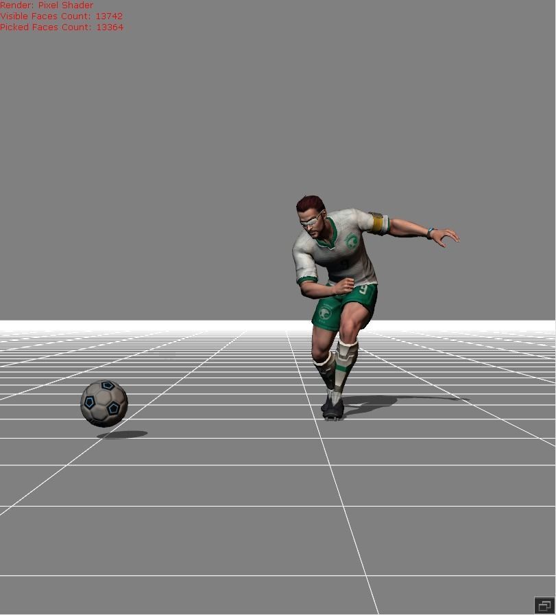 Bruno The Falcon Low-poly 3D model_2