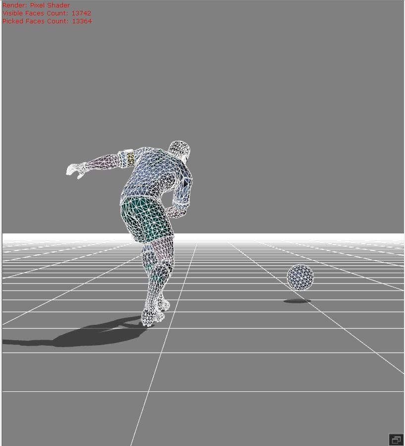 Bruno The Falcon Low-poly 3D model_9