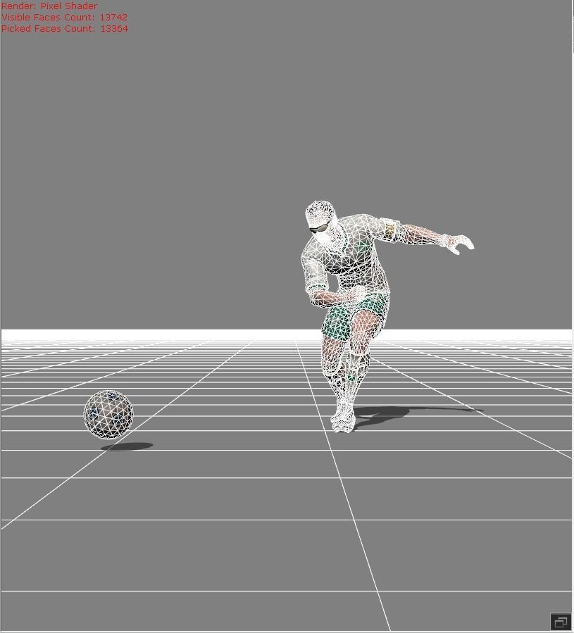 Bruno The Falcon Low-poly 3D model_6