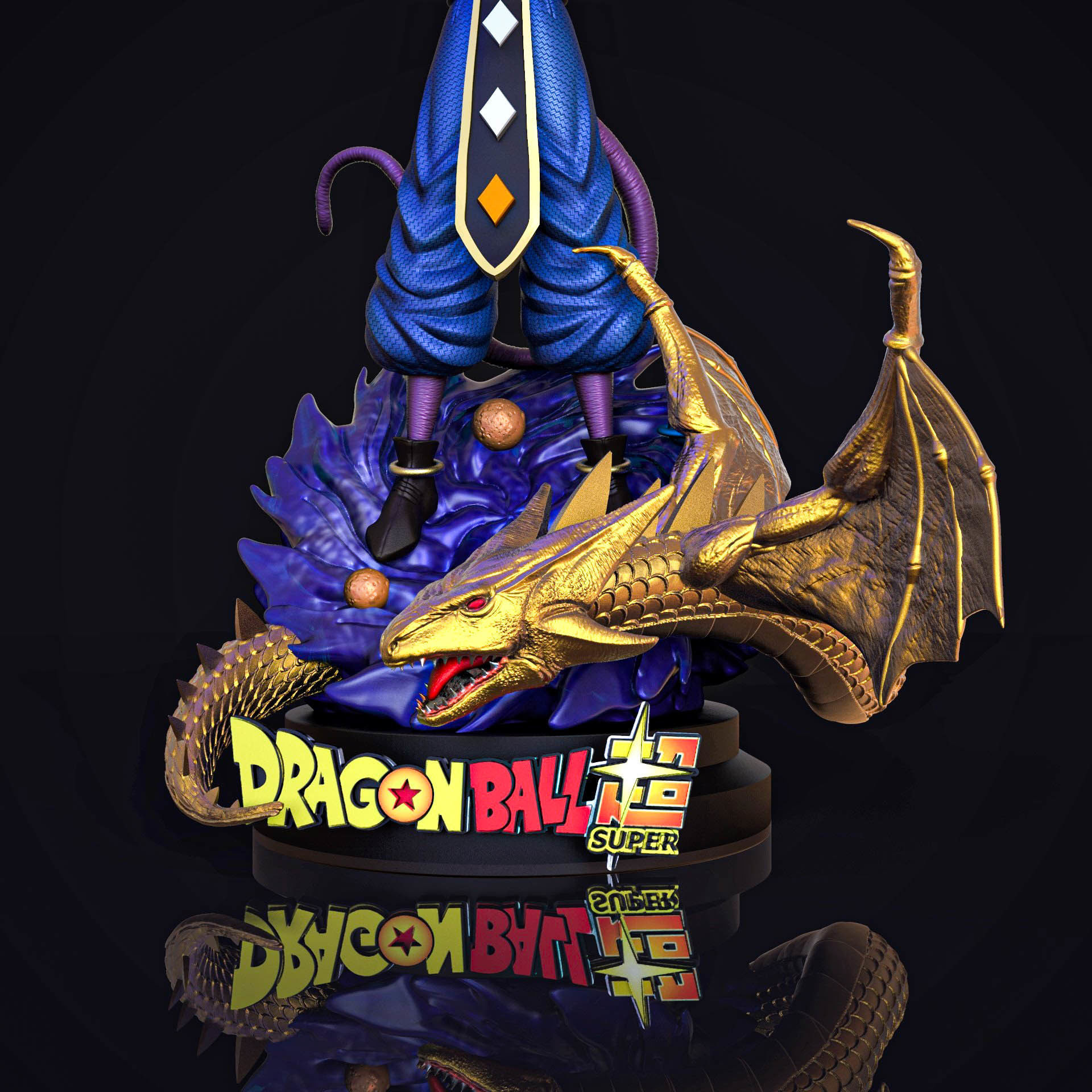 Bills Dragonball Super 3D print model_2