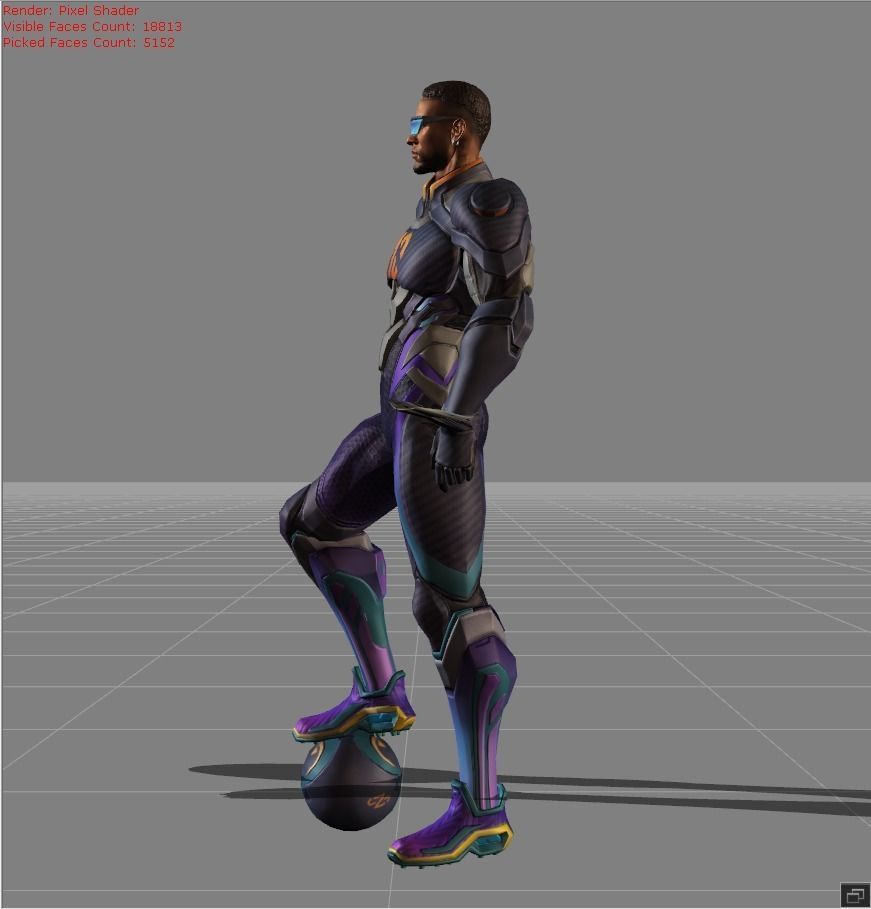 Bruno Halo Striker Low-poly 3D model_2