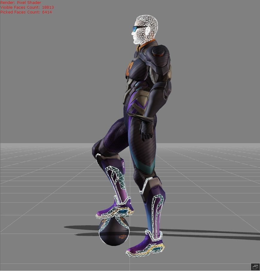 Bruno Halo Striker Low-poly 3D model_6
