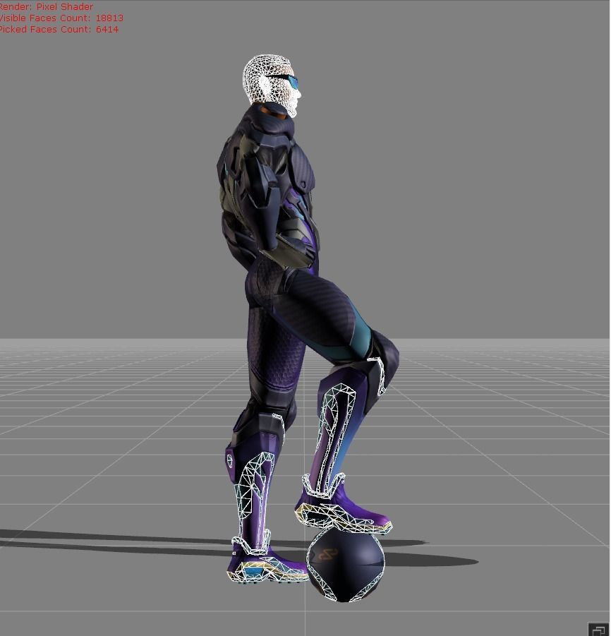 Bruno Halo Striker Low-poly 3D model_5