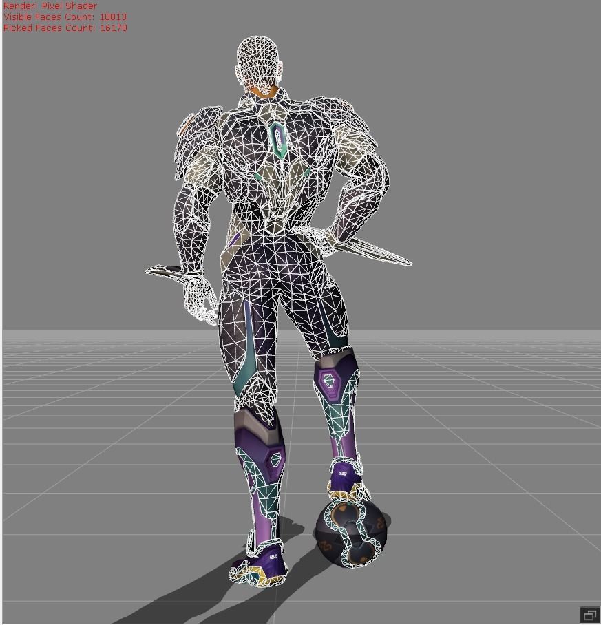 Bruno Halo Striker Low-poly 3D model_7