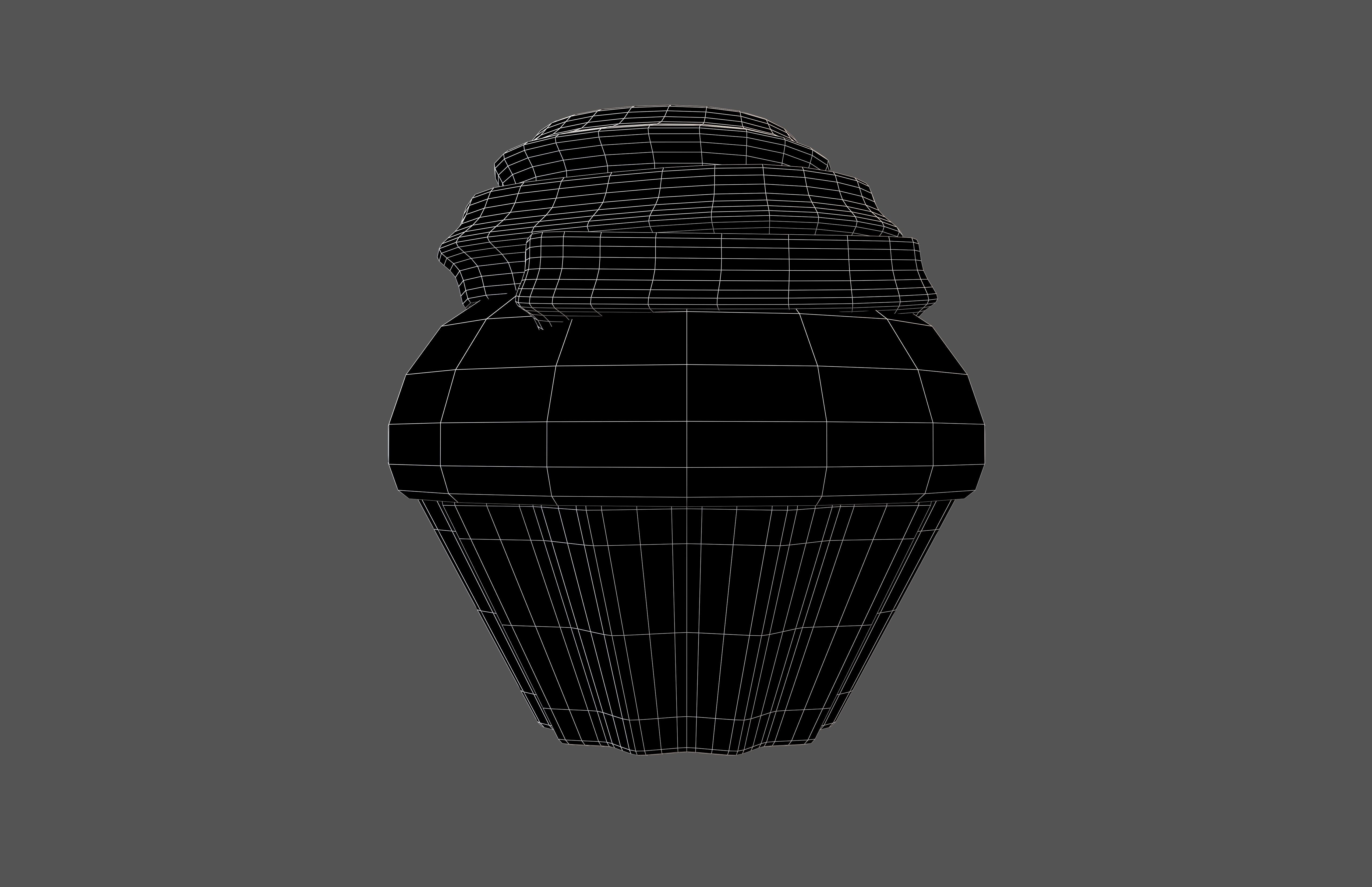 Cup Cake v2 002 Low-poly 3D model_5