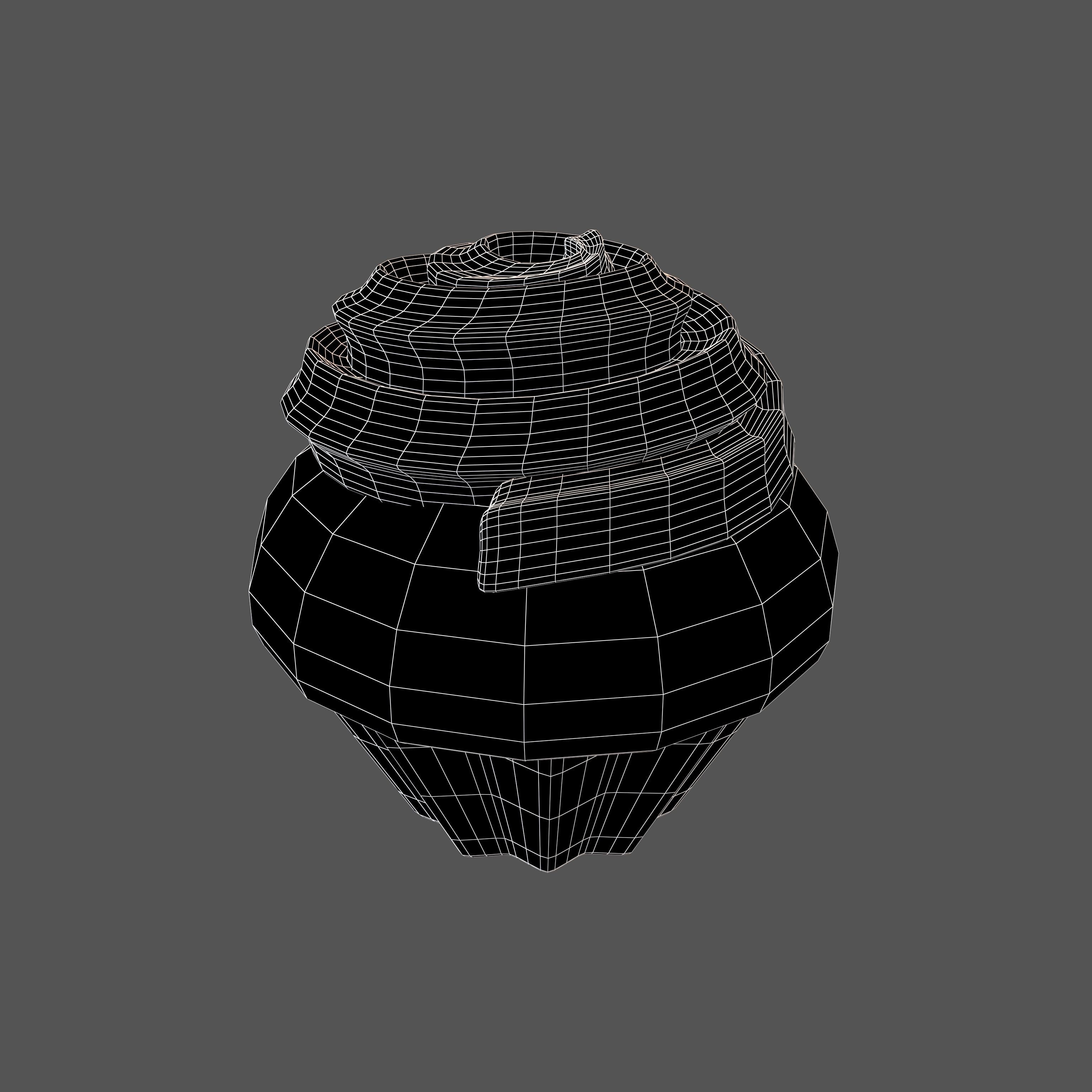 Cup Cake v2 003 Low-poly 3D model_6