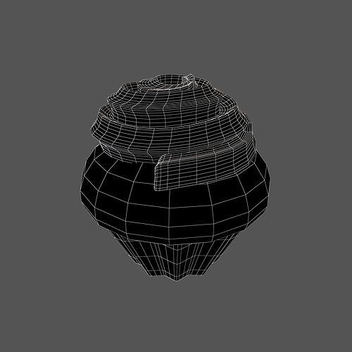 Cup Cake v2 003 Low-poly 3D model 7