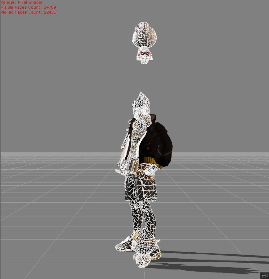 Claude Bad Bro Low-poly 3D model_6