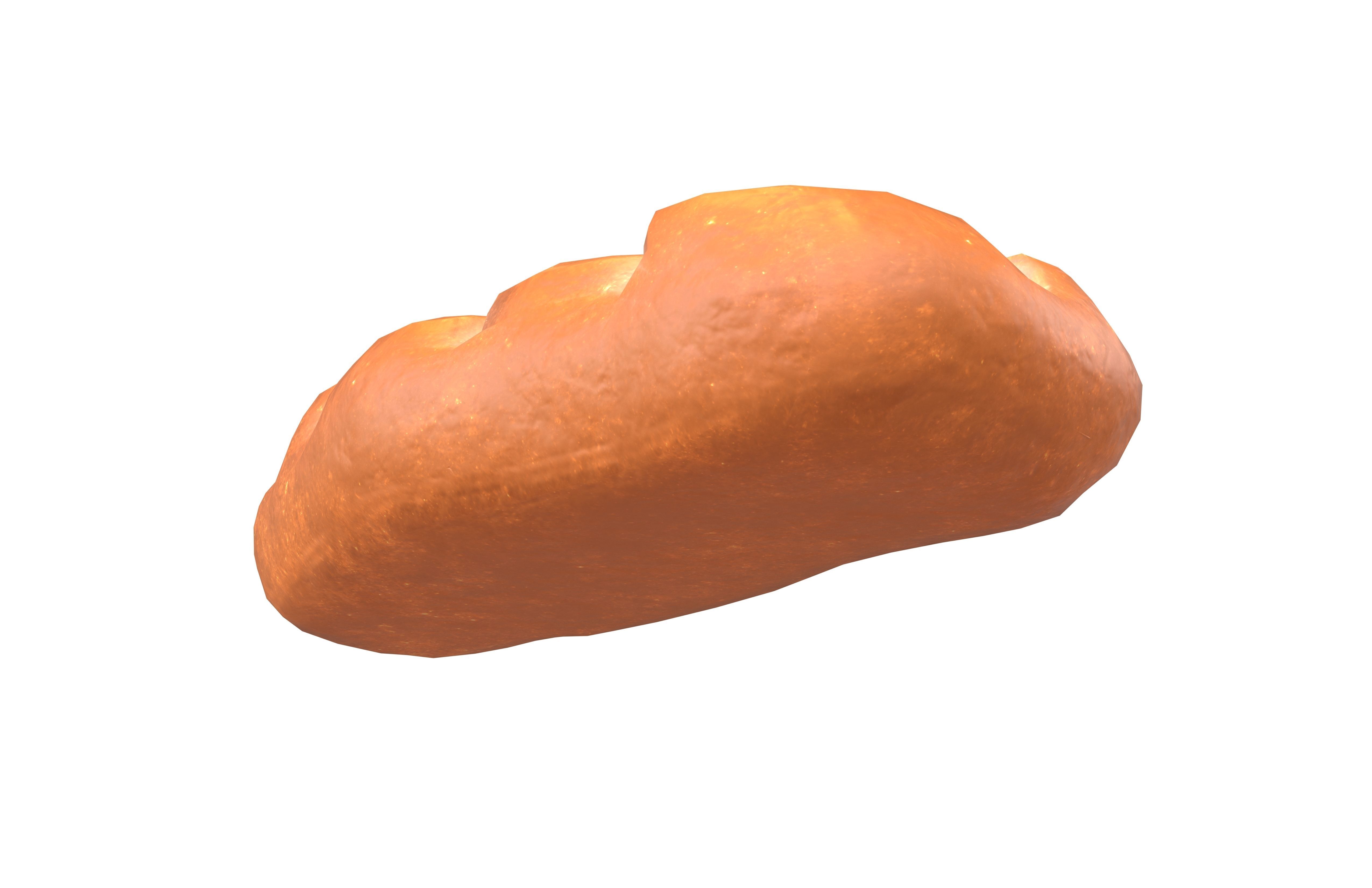 Braided Bread v1 001 Low-poly 3D model_3