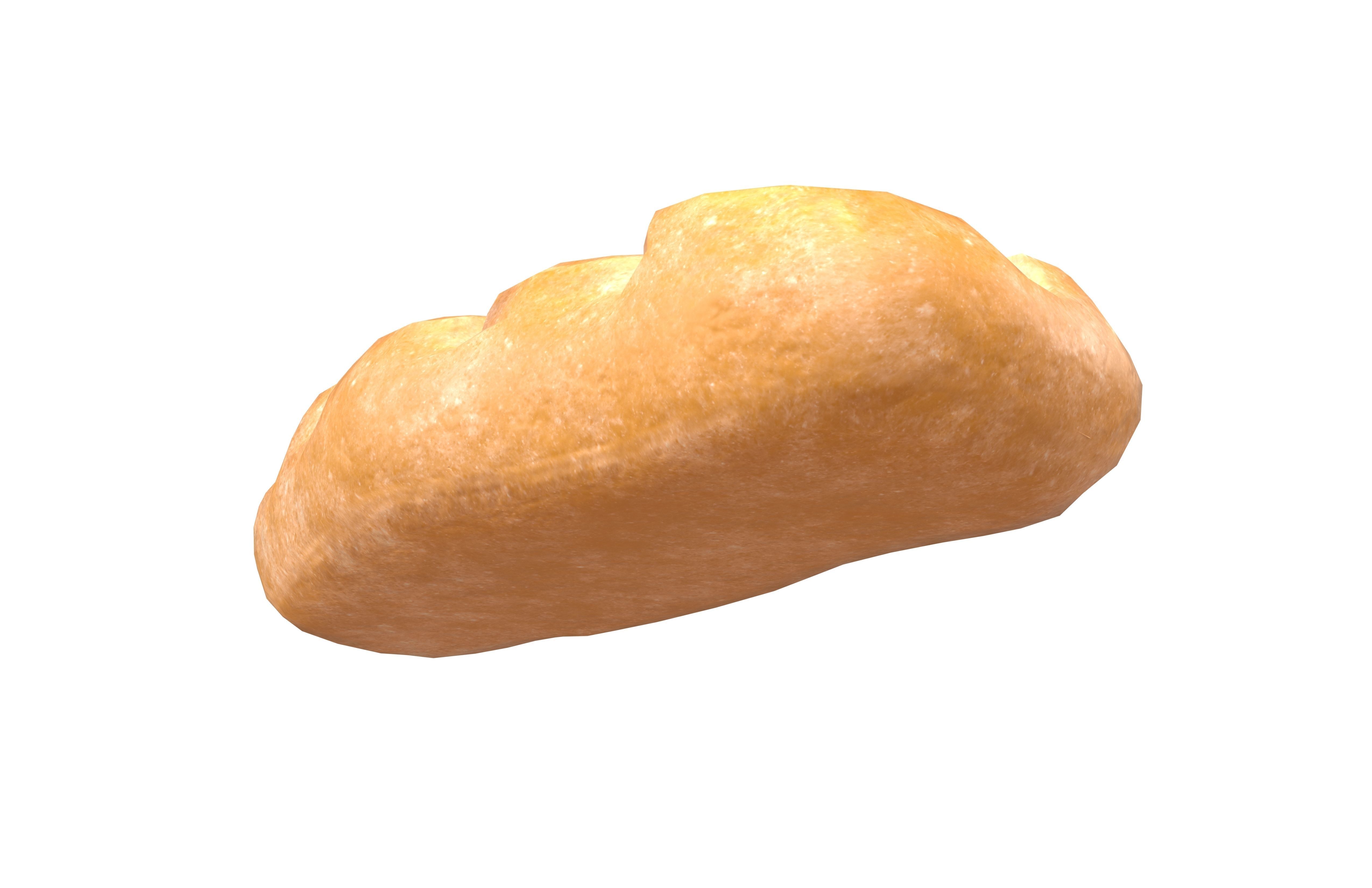 Braided Bread v1 002 Low-poly 3D model_2