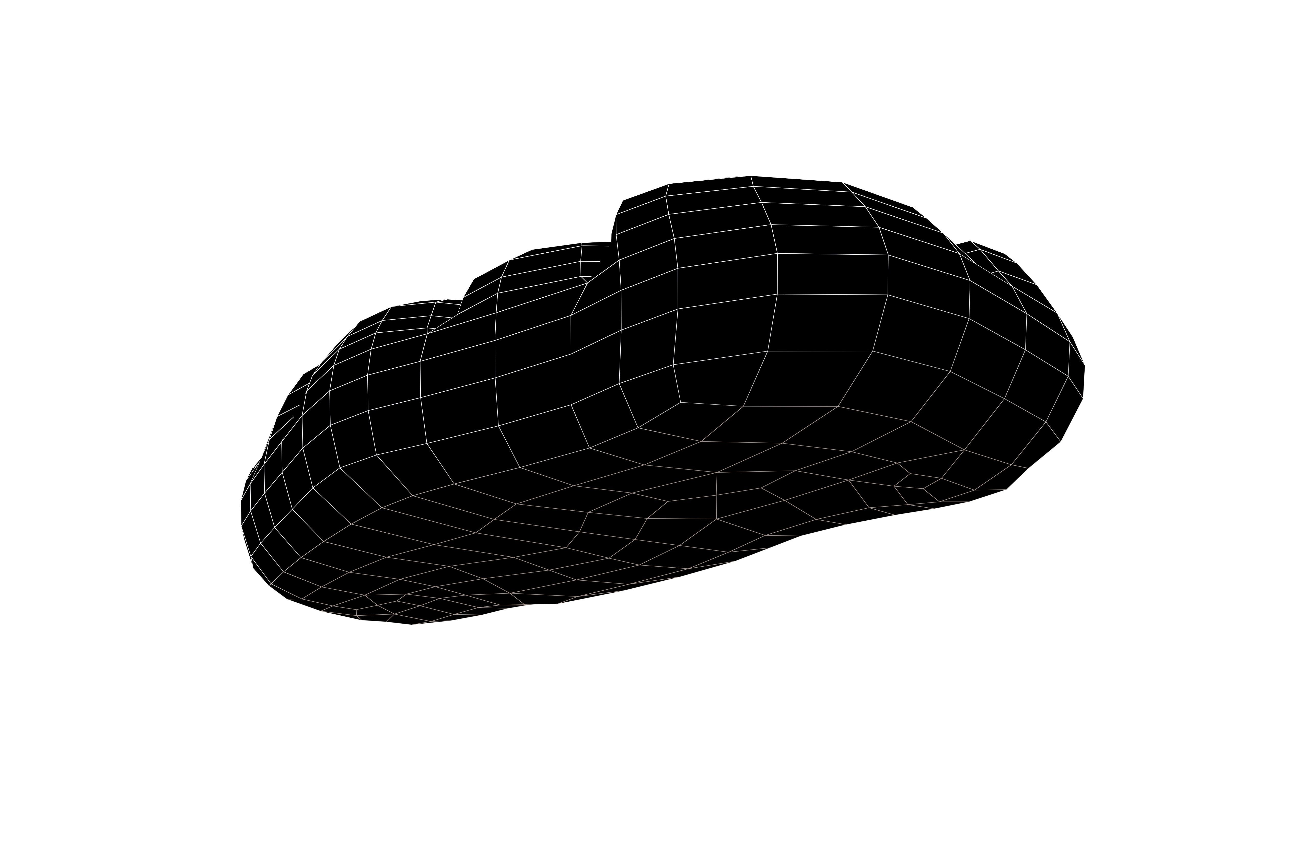 Braided Bread v1 002 Low-poly 3D model_6