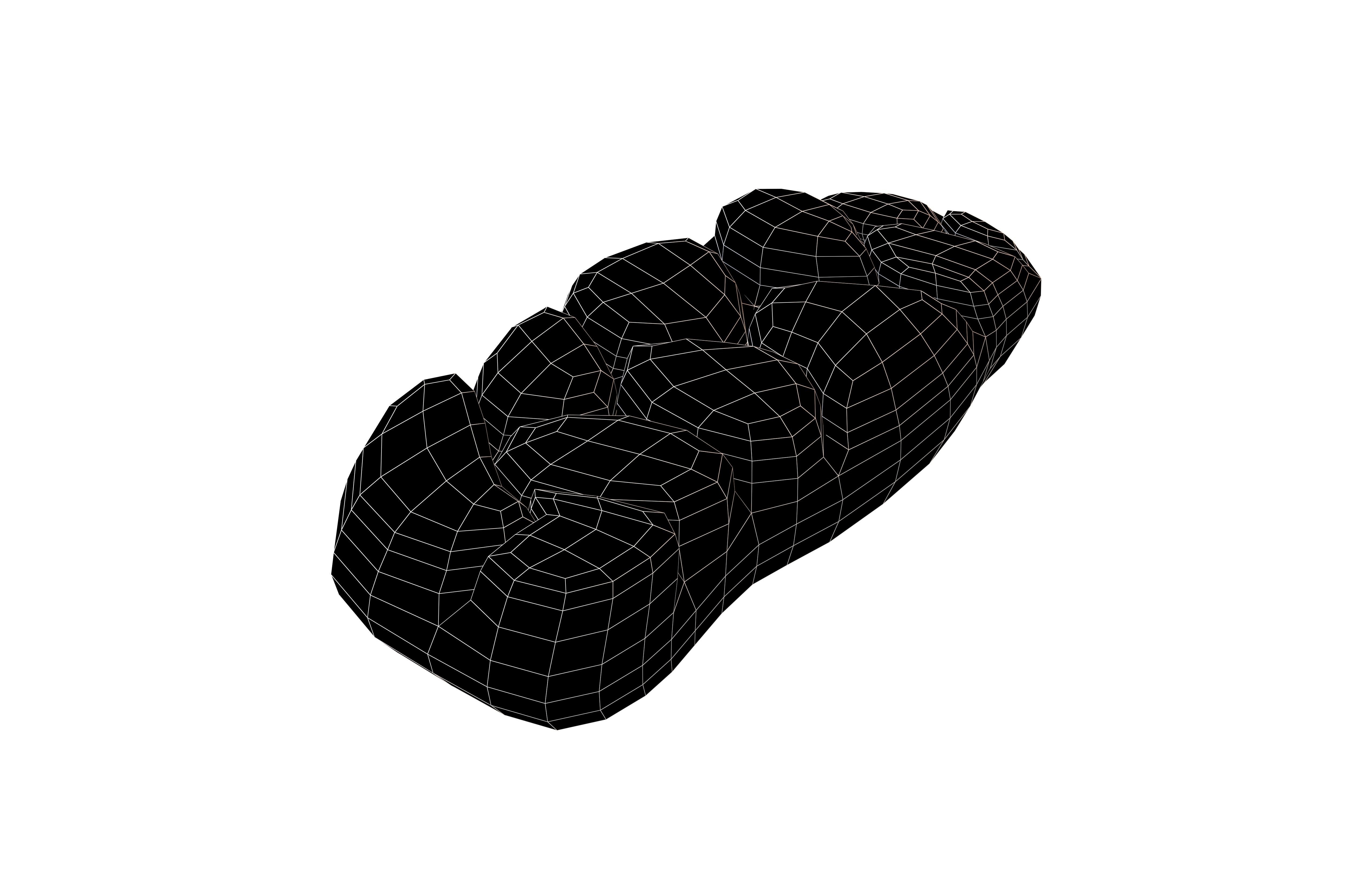 Braided Bread v1 002 Low-poly 3D model_5