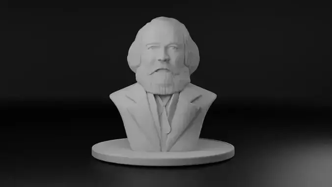 Mikhail Bakunin 3D model