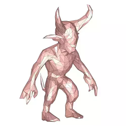 Demonix Low Poly Low-poly 3D model