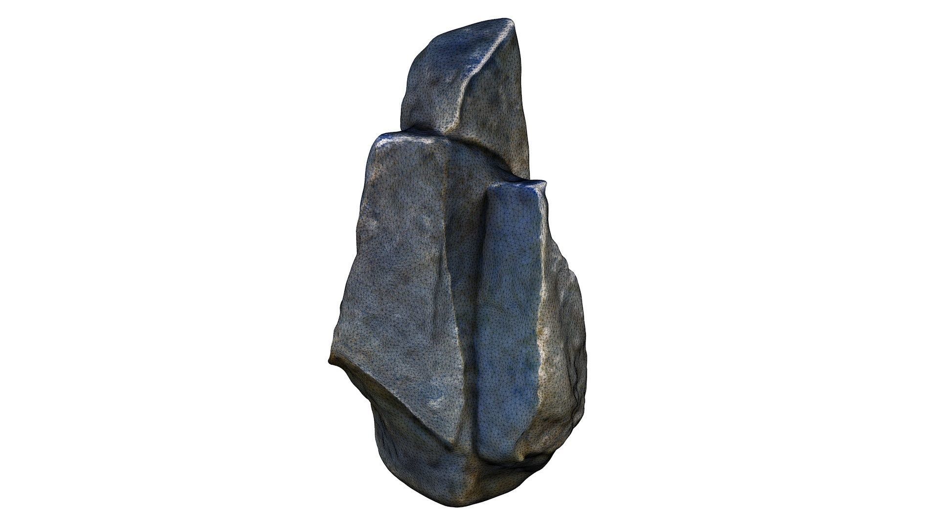Stone Sculpture  No 2 3D model_6