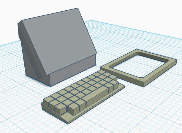 112 GI JOE Mission Control Radar Monitor Diorama Prop Set 3D print model_12